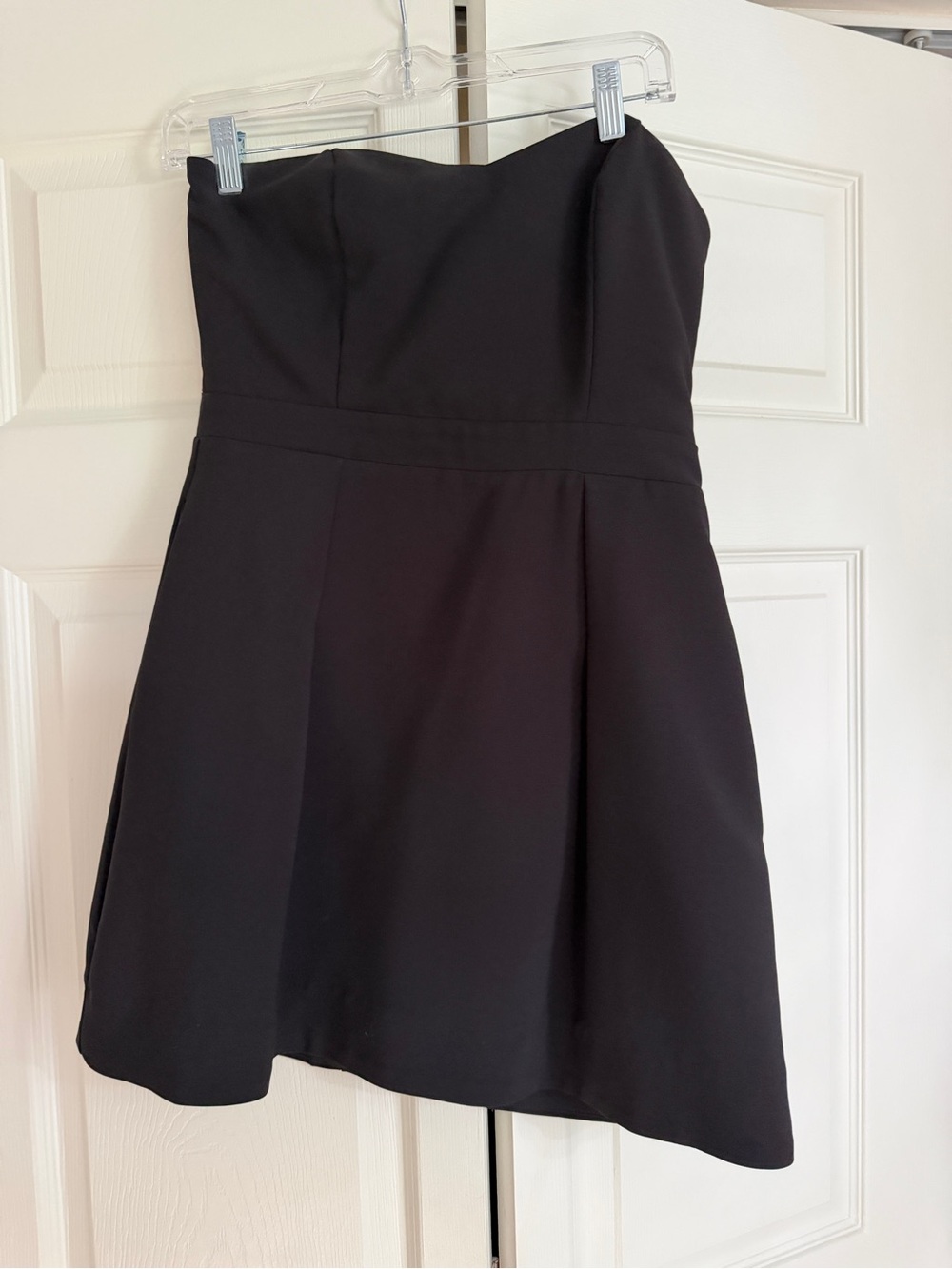 Karlie Strapless Black Cocktail Dress